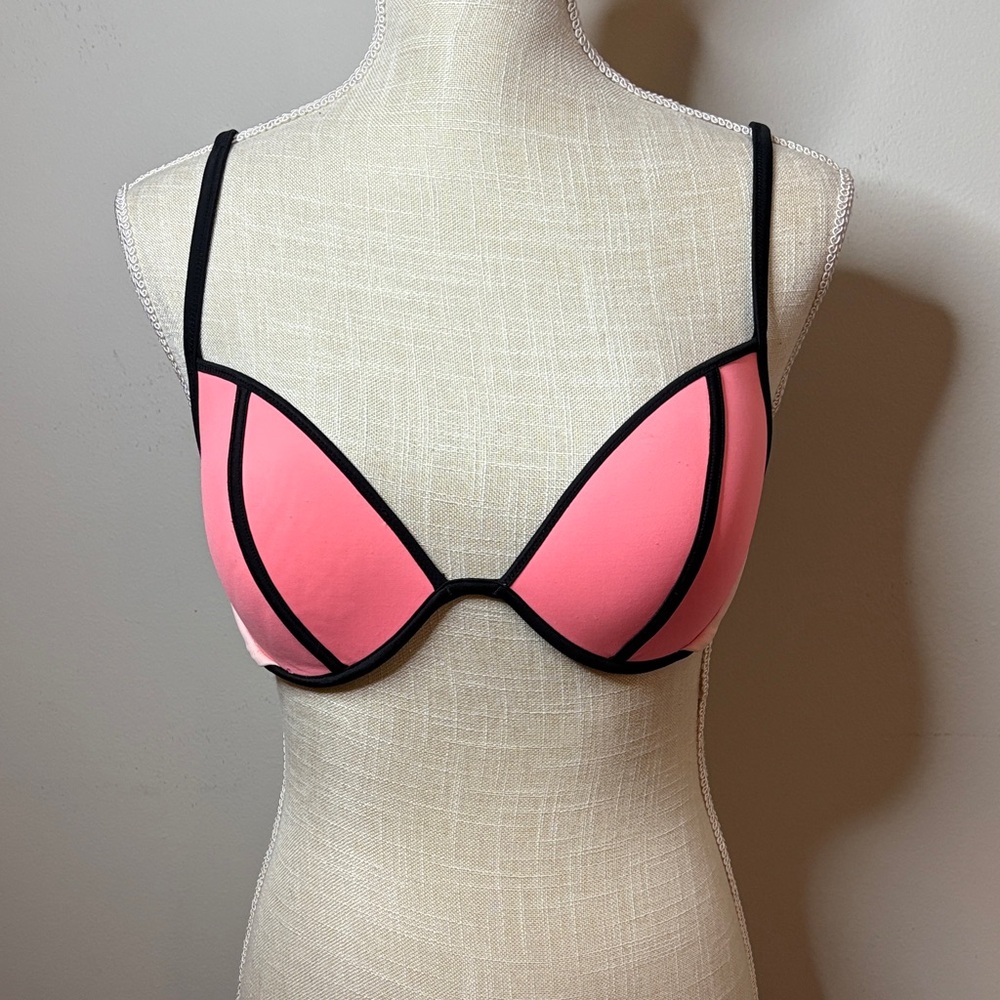 Victoria's Secret Pink and Black Bra